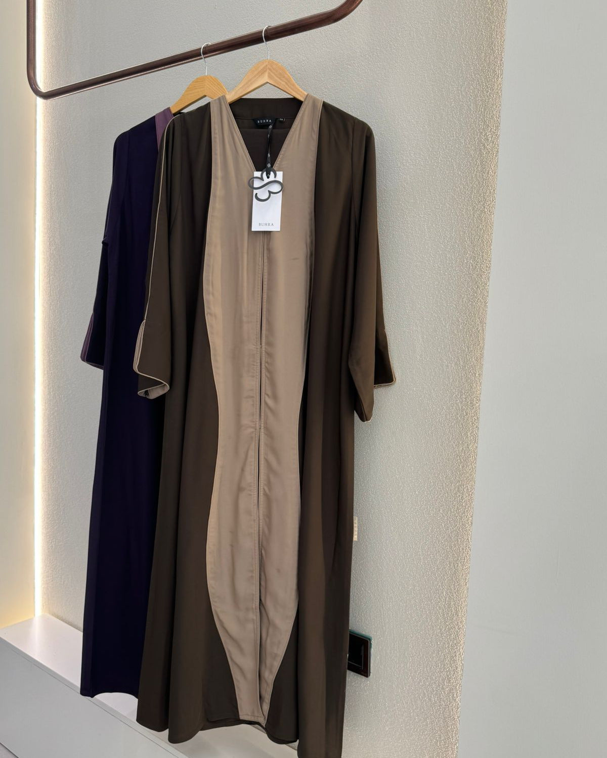 Color Block Abaya