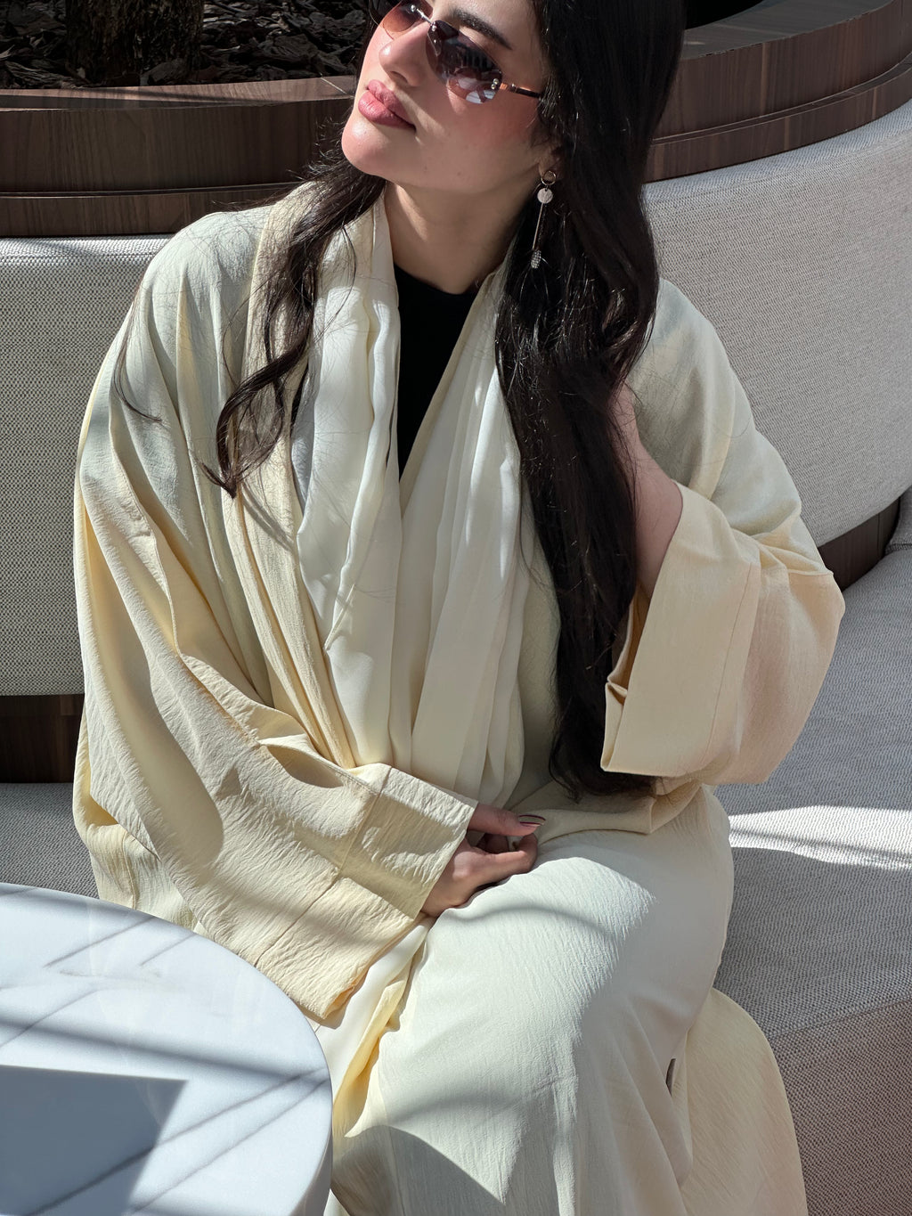 Half Bahrini Abaya