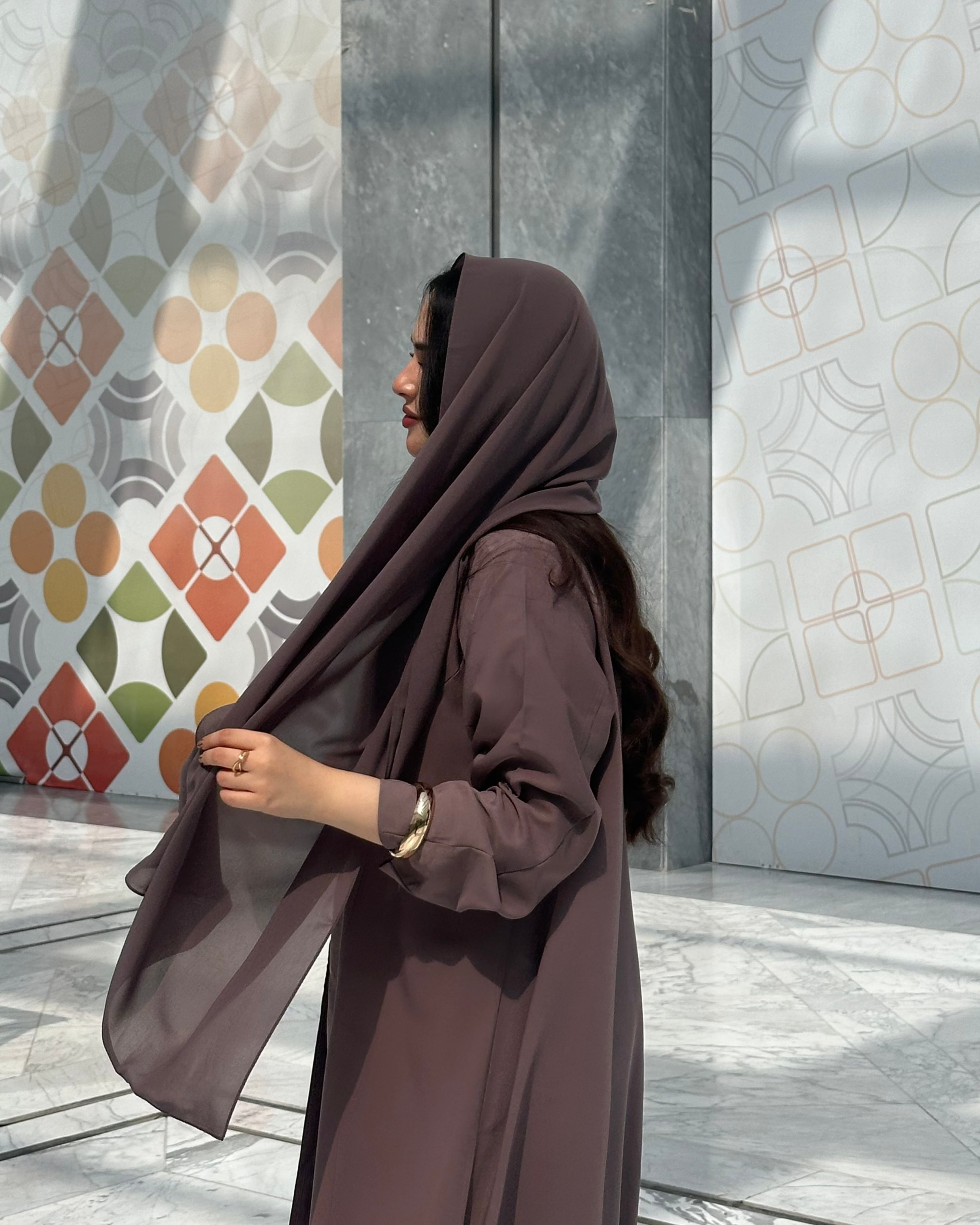 Beige Abaya
