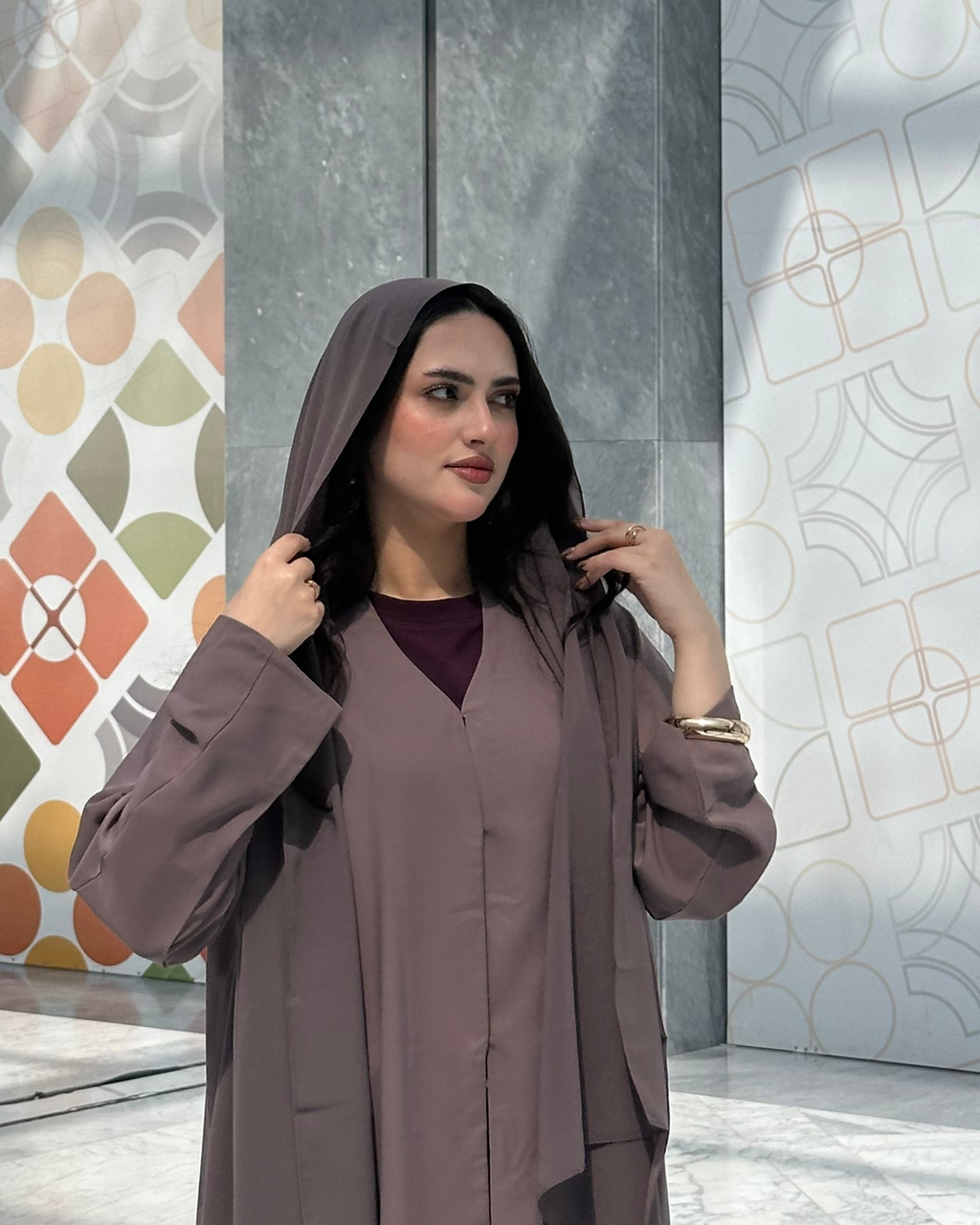 Beige Abaya
