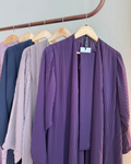 Pleated Chiffon Abaya