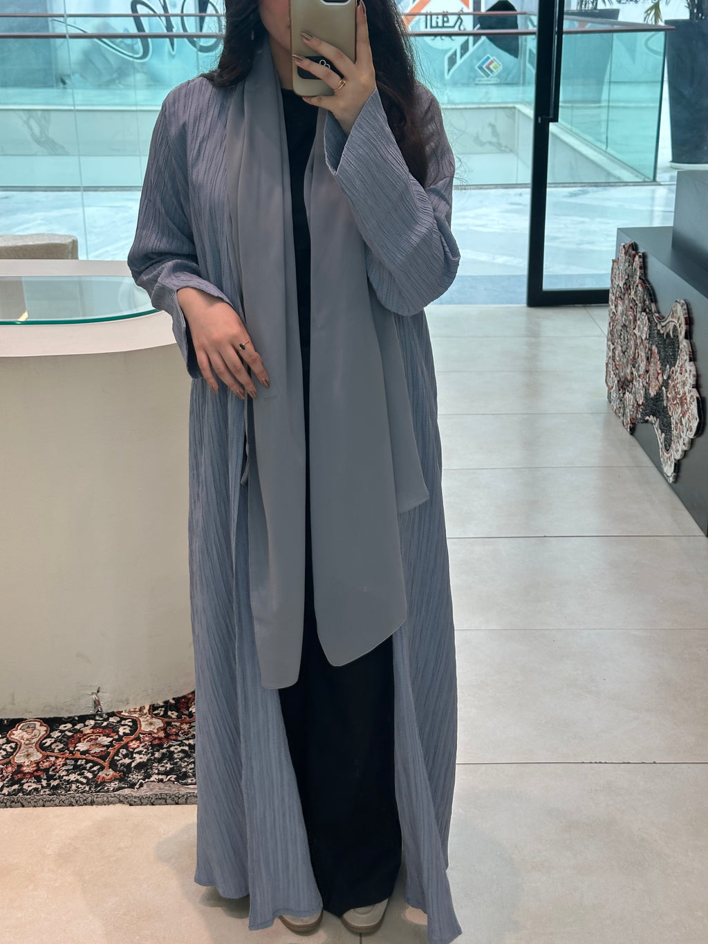 Pleated Abaya