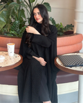 White Dots Black Abaya