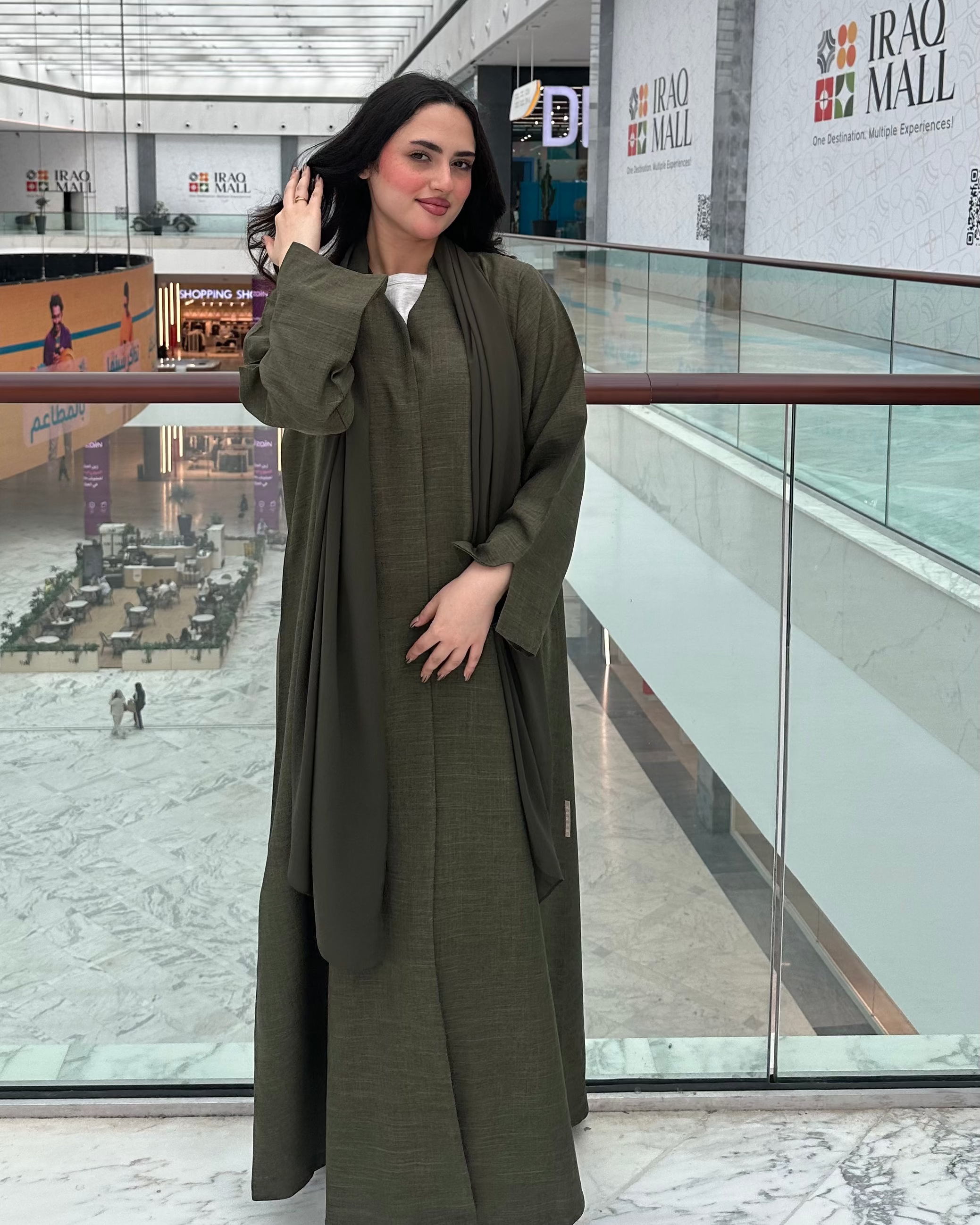Olive Green Abaya
