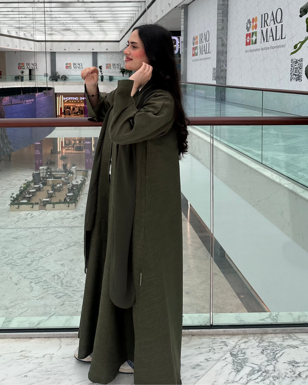 Olive Green Abaya
