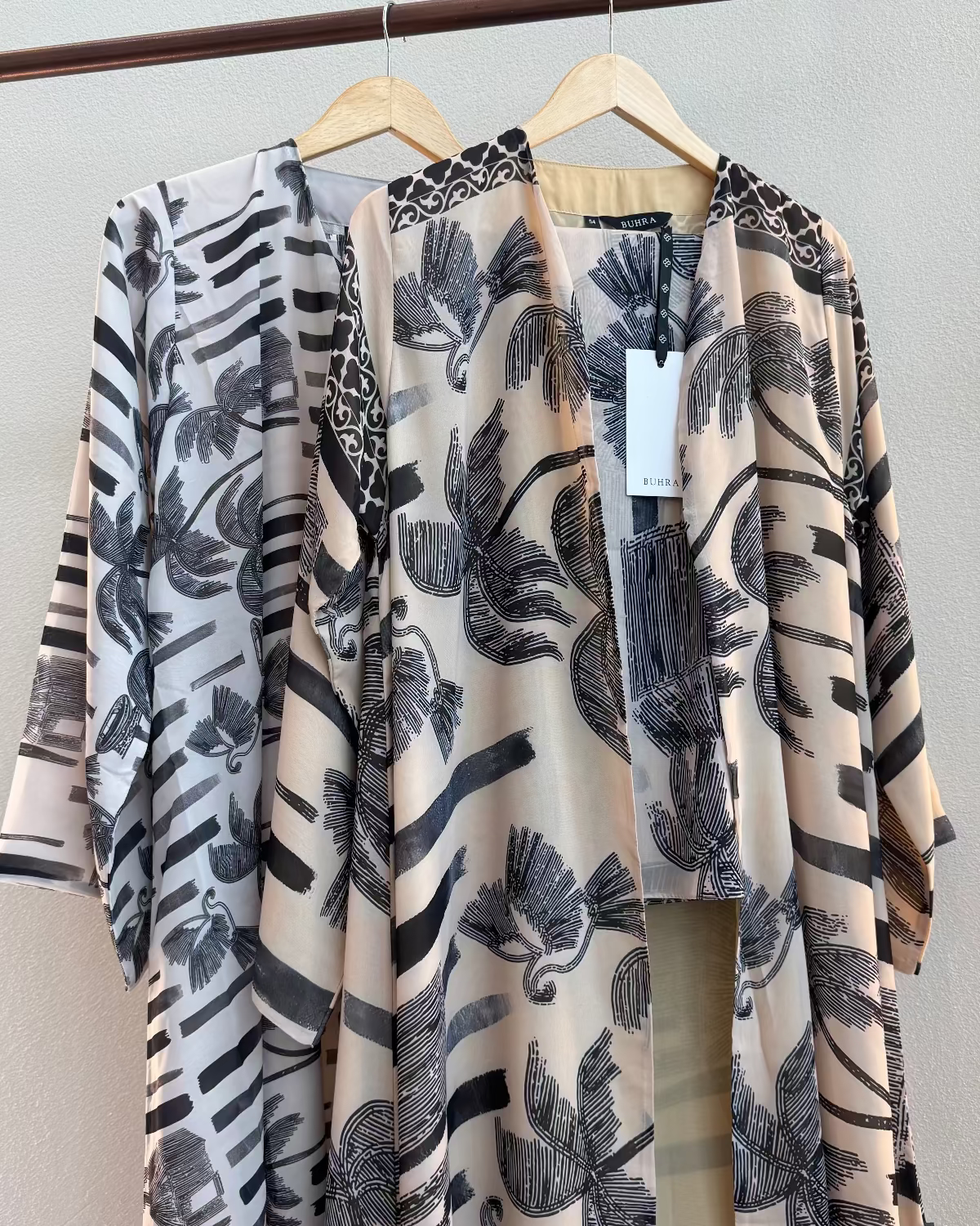 Chifon Print Abaya