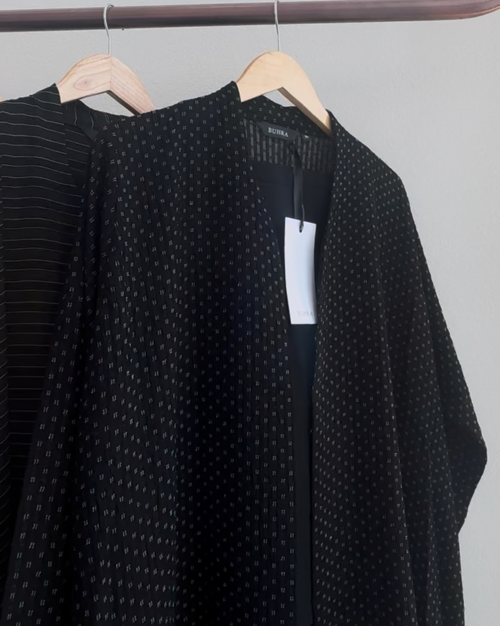 White Dots Black Abaya