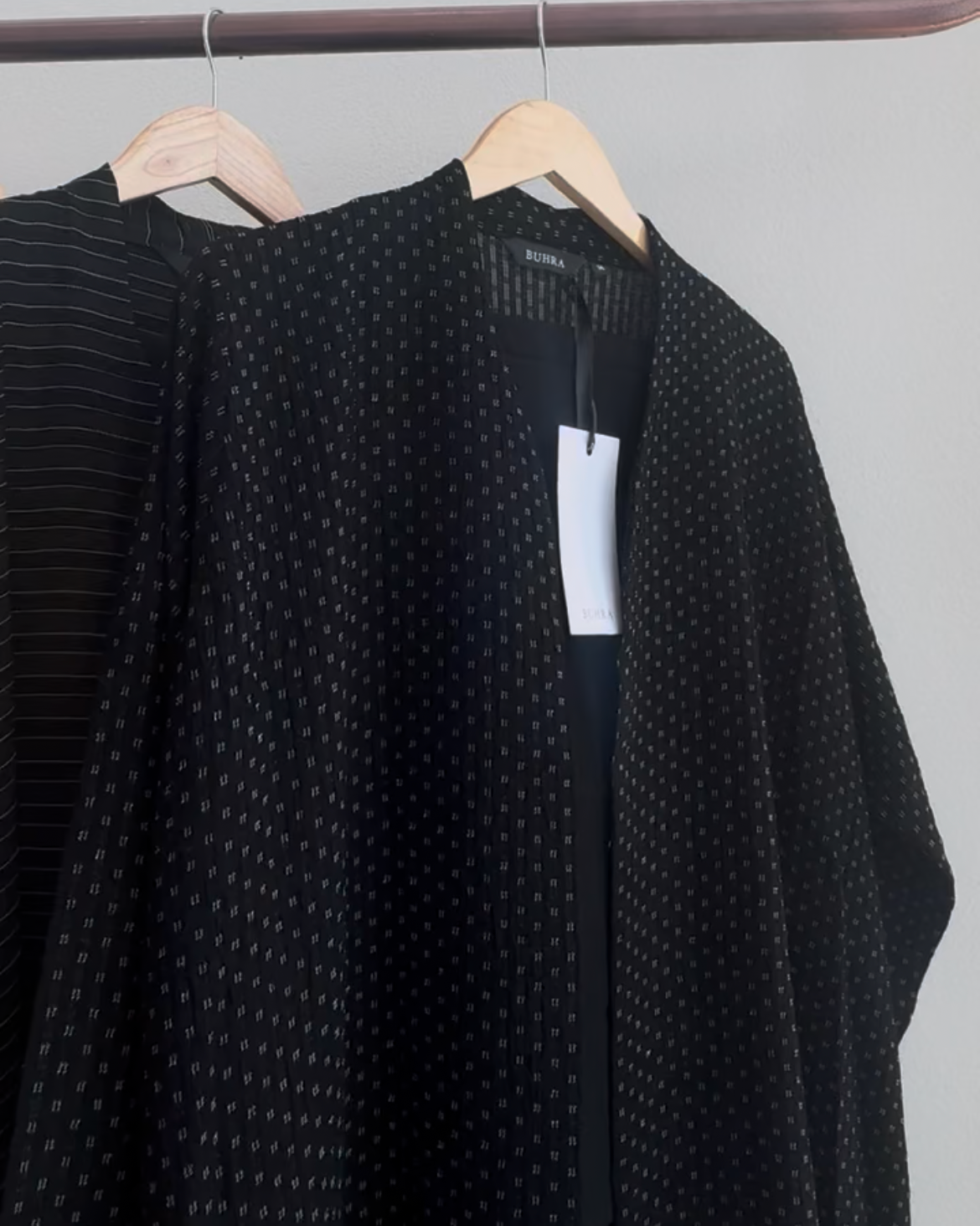 White Dots Black Abaya